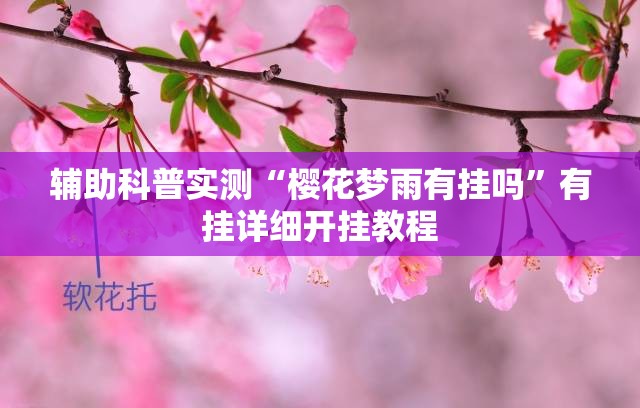 辅助科普实测“樱花梦雨有挂吗	”有挂详细开挂教程