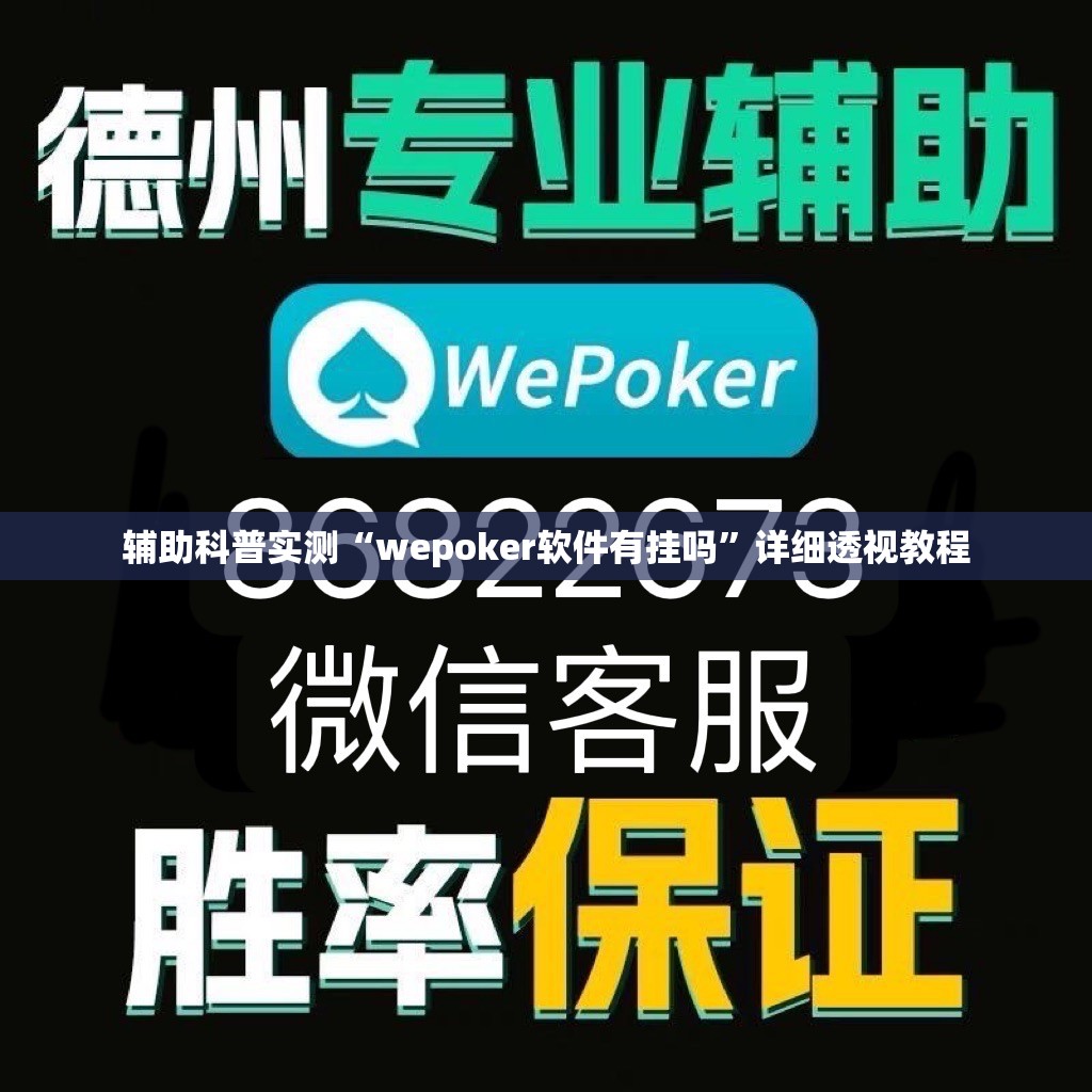 辅助科普实测“wepoker软件有挂吗”详细透视教程