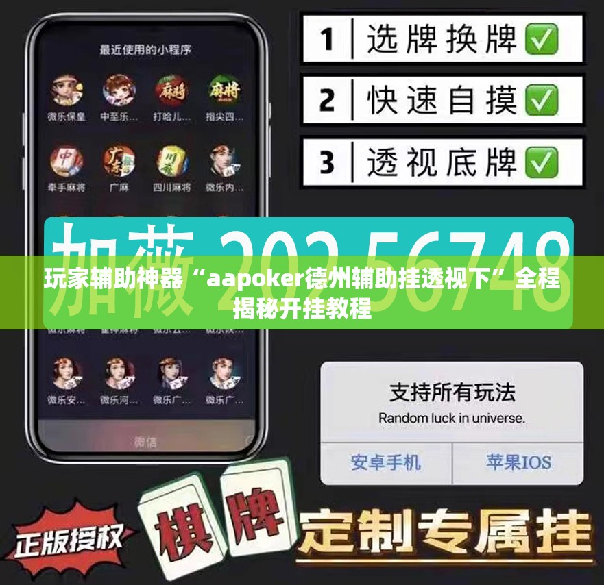玩家辅助神器“aapoker德州辅助挂透视下”全程揭秘开挂教程