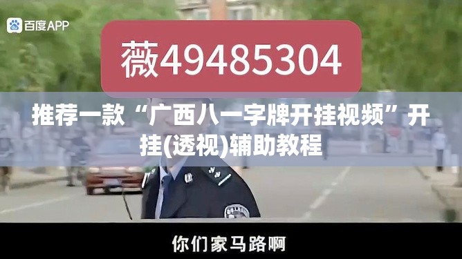 推荐一款“广西八一字牌开挂视频	”开挂(透视)辅助教程