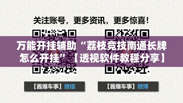万能开挂辅助“荔枝竞技南通长牌怎么开挂	”【透视软件教程分享】