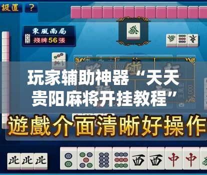 玩家辅助神器“天天贵阳麻将开挂教程	”详细辅助软件教程