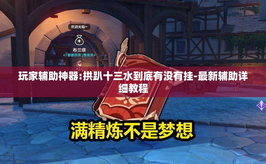 玩家辅助神器:拱趴十三水到底有没有挂-最新辅助详细教程