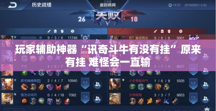 玩家辅助神器“讯奇斗牛有没有挂	”原来有挂 难怪会一直输