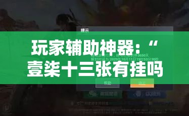 玩家辅助神器:“壹柒十三张有挂吗	”2026开挂教程步骤