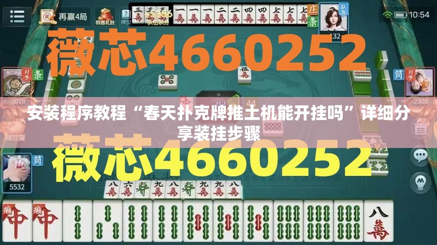 安装程序教程“春天扑克牌推土机能开挂吗	”详细分享装挂步骤