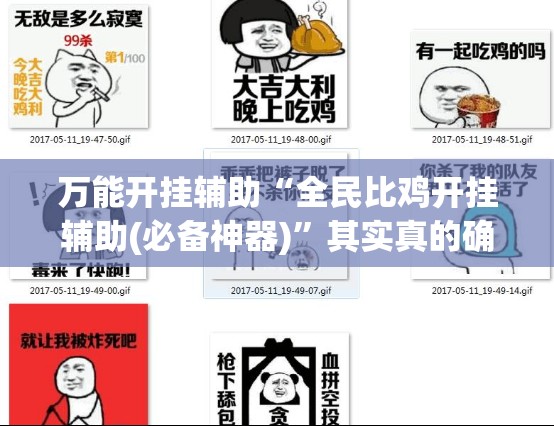 万能开挂辅助“全民比鸡开挂辅助(必备神器)	”其实真的确实有挂