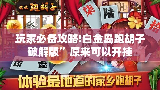 玩家必备攻略!白金岛跑胡子破解版”原来可以开挂